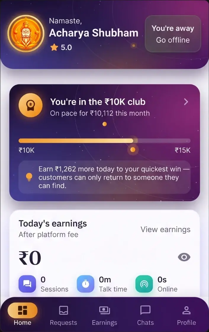 TalkAcharya — companion app